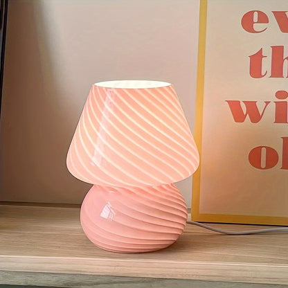 Table Lamp | Spiral Mushroom Bedside Lamp-Table Lamp-Sasha Sydney