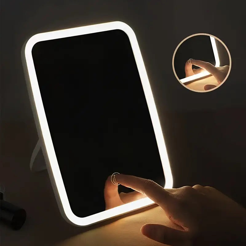 Vanity Mirror | LED Tabletop Makeup Mirror-Makeup Mirror-Sasha Sydney