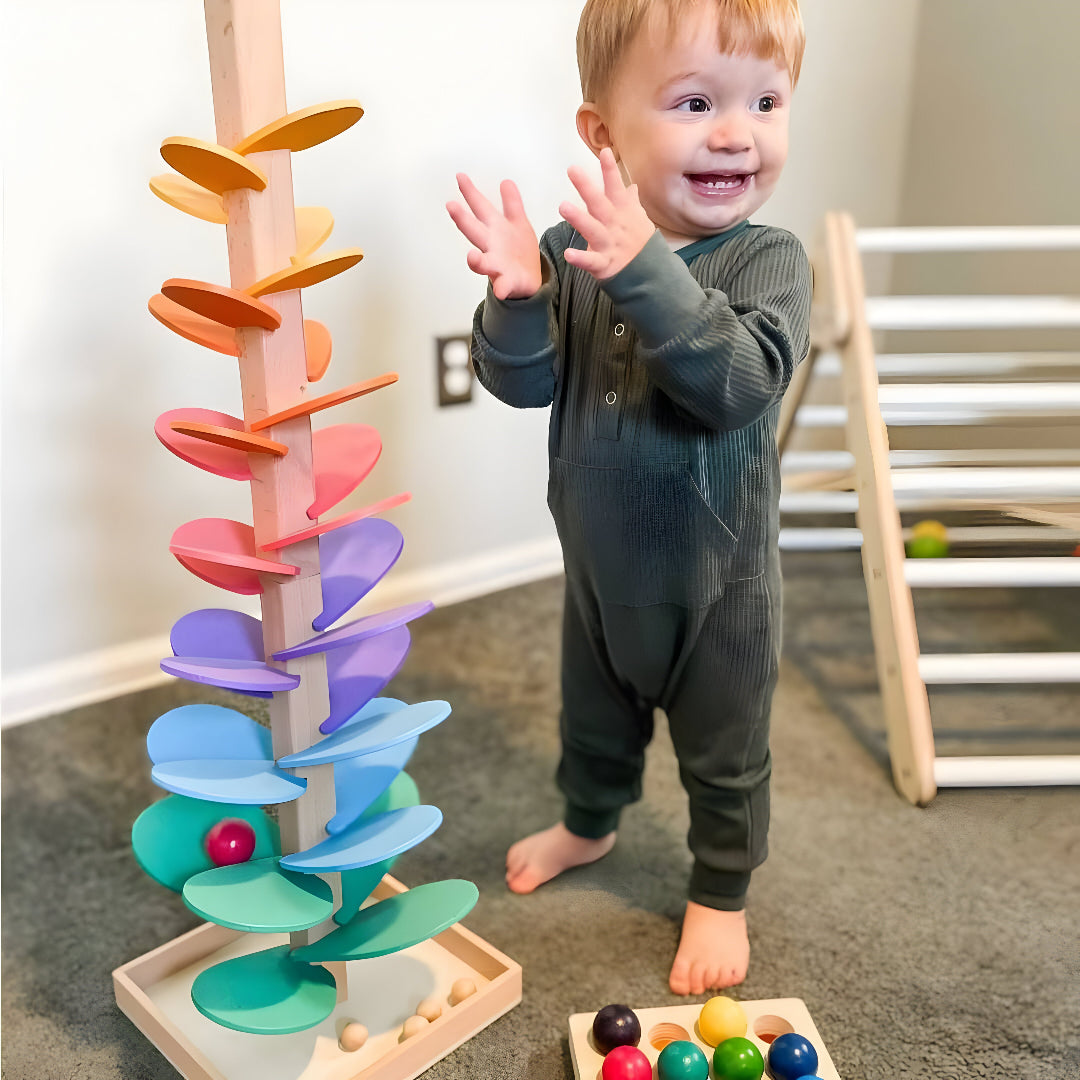 Montessori Toy | Wooden Marble Educational Toy-Toy-Sasha Sydney