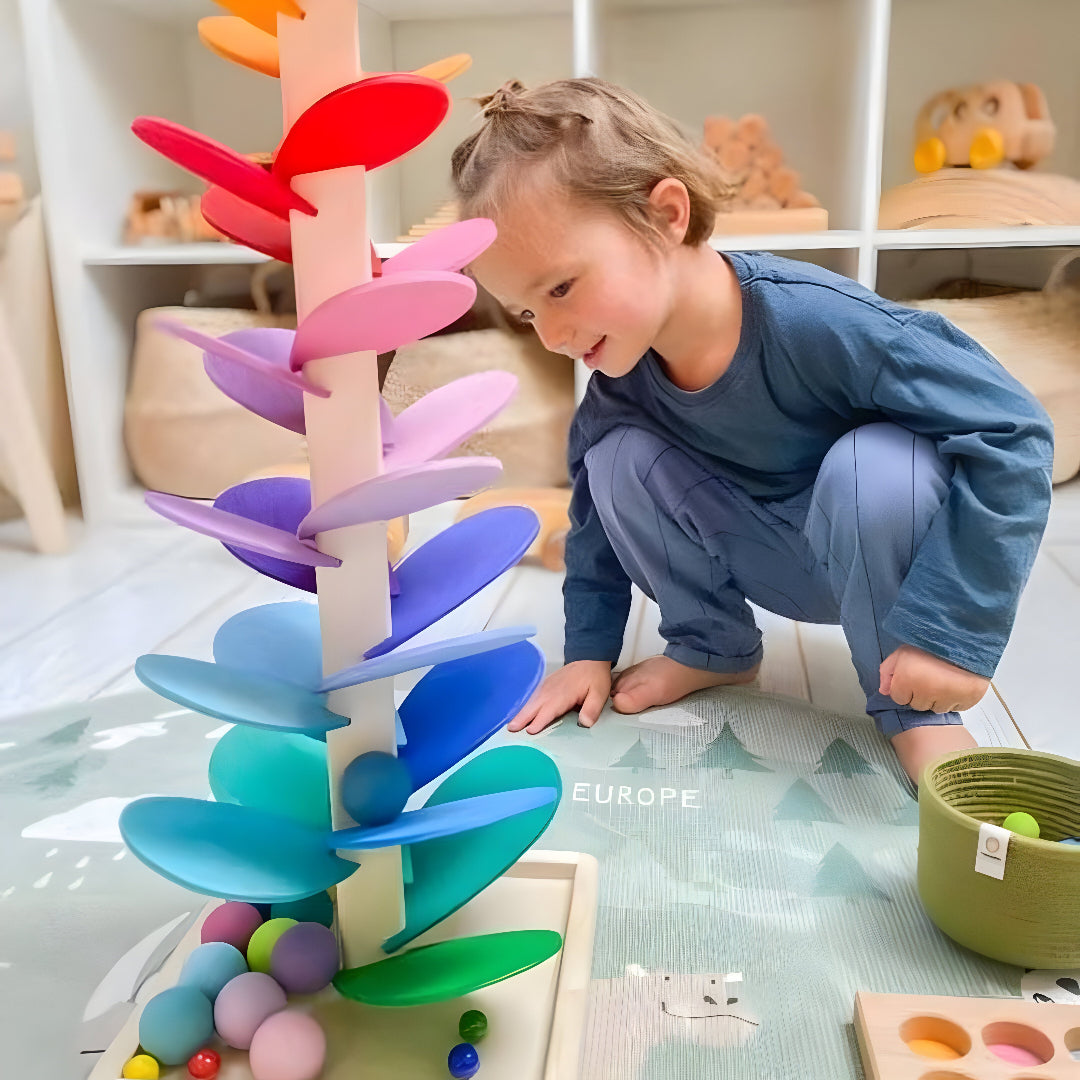 Montessori Toy | Wooden Marble Educational Toy-Toy-Sasha Sydney