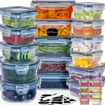 Food Storage Container Set | Stackable Airtight Kitchen Organisation-Food Container-Sasha Sydney