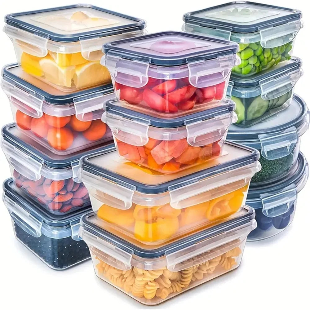 Food Storage Container Set | Stackable Airtight Kitchen Organisation-Food Container-Sasha Sydney