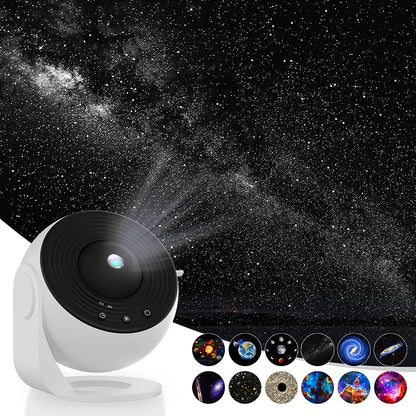 Galaxy Star Projector | Rotating Projection Night Light Bedroom Nursery Display-Night Light-Sasha Sydney