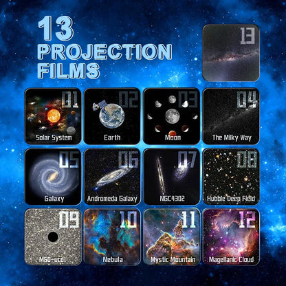Galaxy Star Projector | Rotating Projection Night Light Bedroom Nursery Display-Night Light-Sasha Sydney