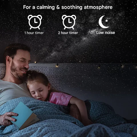 Galaxy Star Projector | Rotating Projection Night Light Bedroom Nursery Display-Night Light-Sasha Sydney