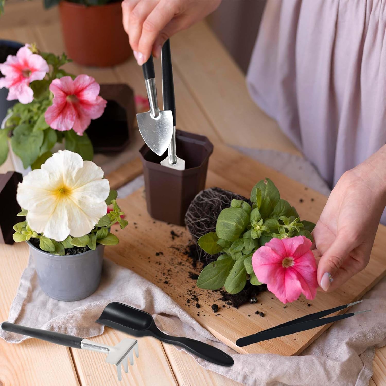 Gardening Tool Set | Multi Piece Plant Care Kit Storage Pouch-Gardening Tool-Sasha Sydney