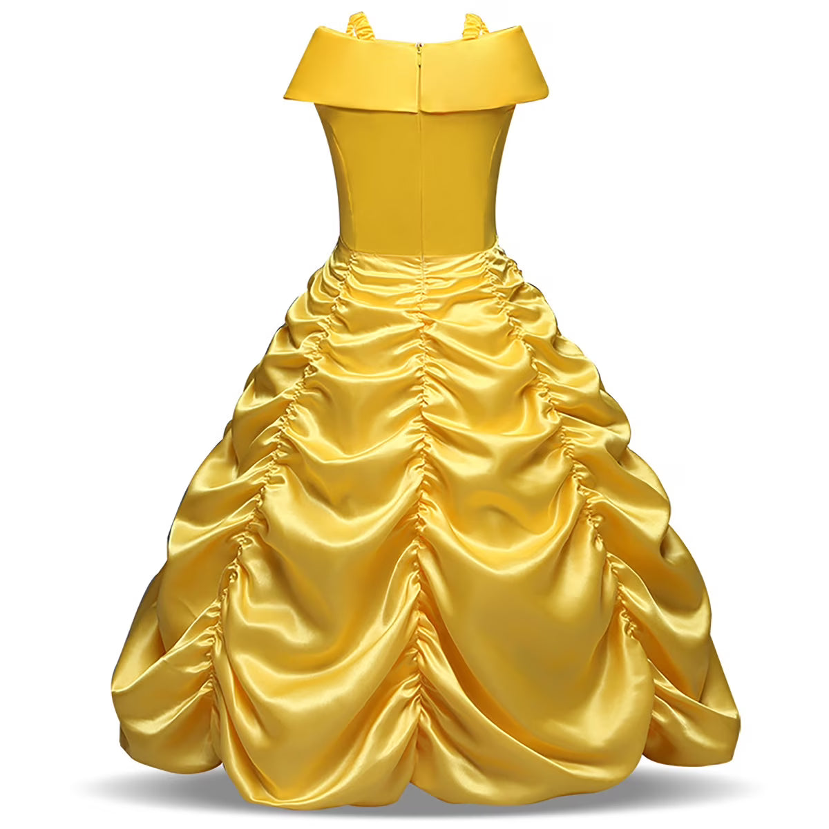 Girls Princess Costume Dress | Ruched Ball Gown Party Wear