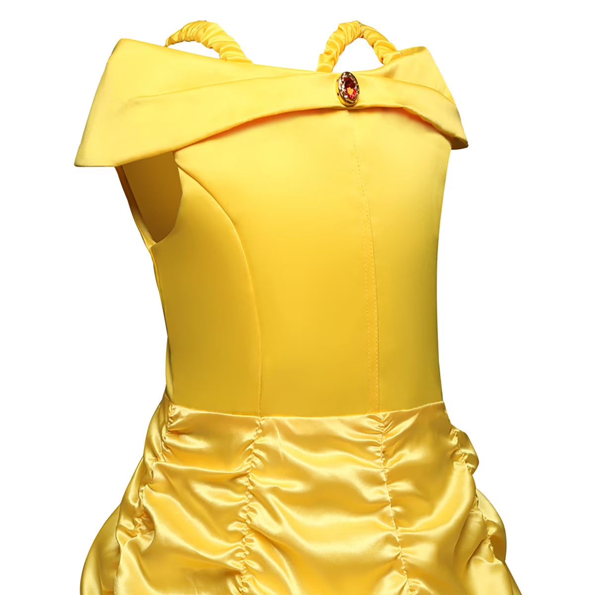 Girls Princess Costume Dress | Ruched Ball Gown Party Wear