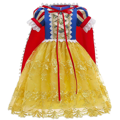 Girls Fairytale Princess Dress | Cape Costume Dress