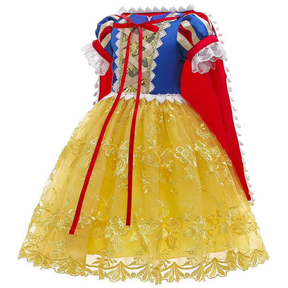 Girls Fairytale Princess Dress | Cape Costume Dress