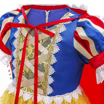 Girls Fairytale Princess Dress | Cape Costume Dress