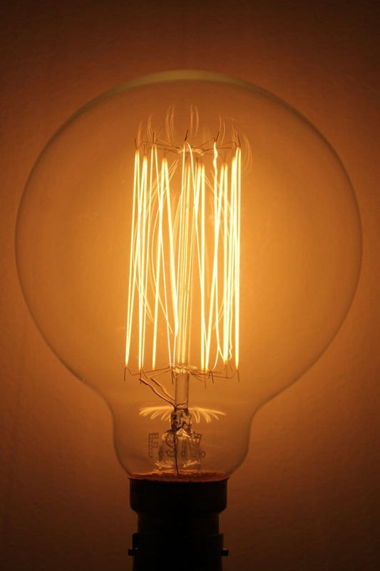 Globe Edison Light Bulb | Round Filament Decorative Lighting-Light Bulb-Sasha Sydney