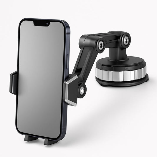 Handyhalterung für Auto | Handyhalter mit Saugnapf & 360° Drehung | LuxGrip