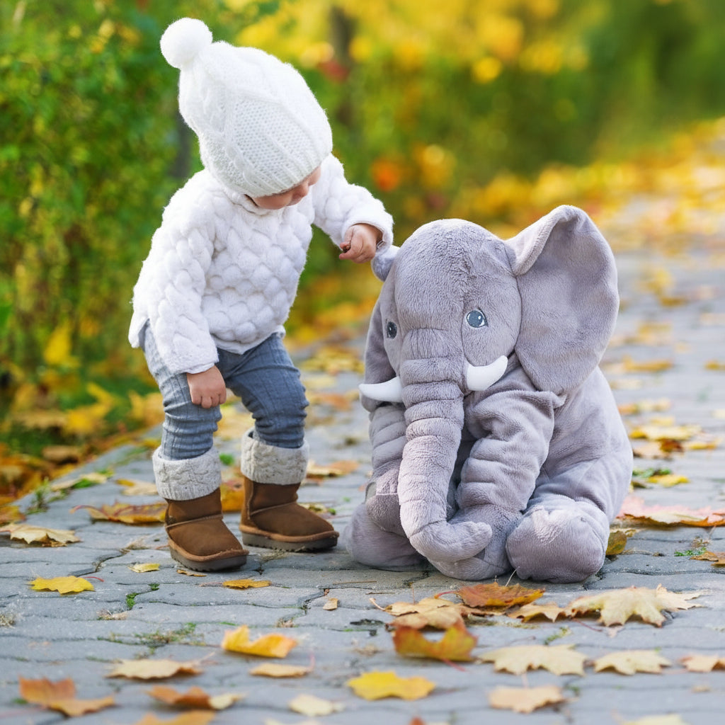 Baby Pillow | Elephant Pillow-Plush Toy-Sasha Sydney