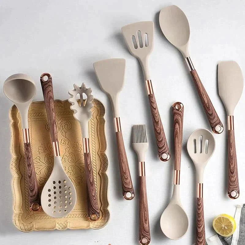Modern Kitchen Utensil Set | Heat Resistant Everyday Cooking-Kitchen Utensil Set-Sasha Sydney