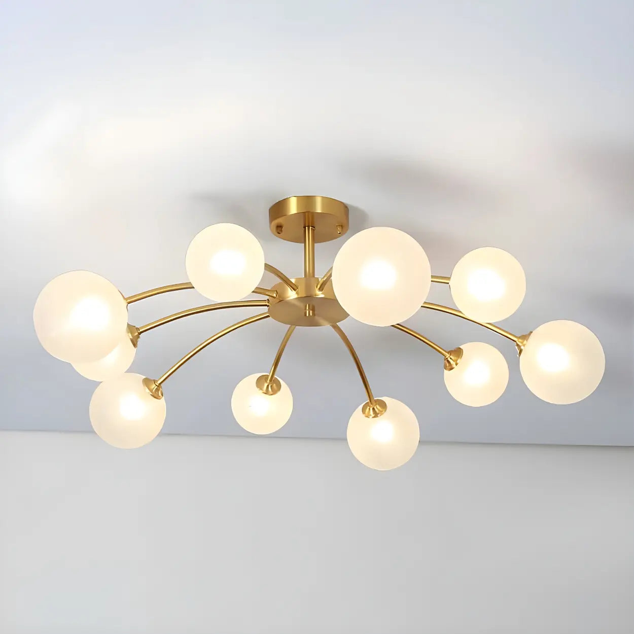 Industrial Globe Chandelier Light | Multi Arm Ceiling Light Interior Lighting-Ceiling Light-Sasha Sydney