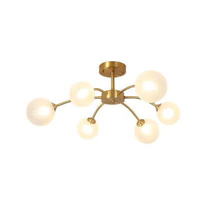 Industrial Globe Chandelier Light | Multi Arm Ceiling Light Interior Lighting-Ceiling Light-Sasha Sydney