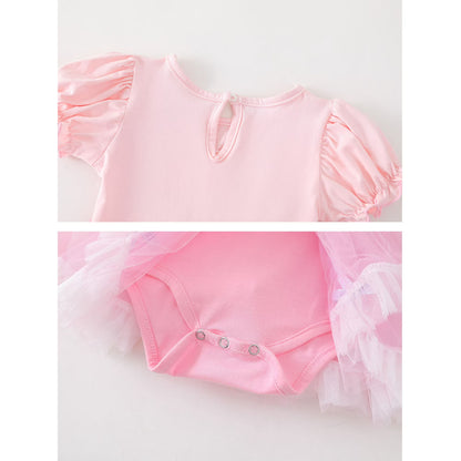 Infant Princess Costume Romper | Headband Dress Set