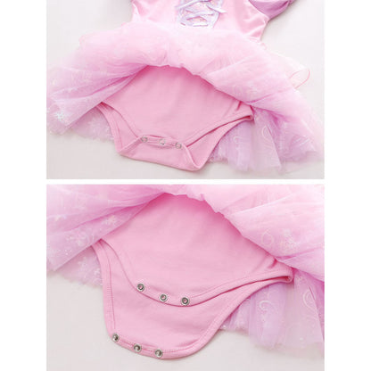Infant Princess Costume Romper | Headband Dress Set