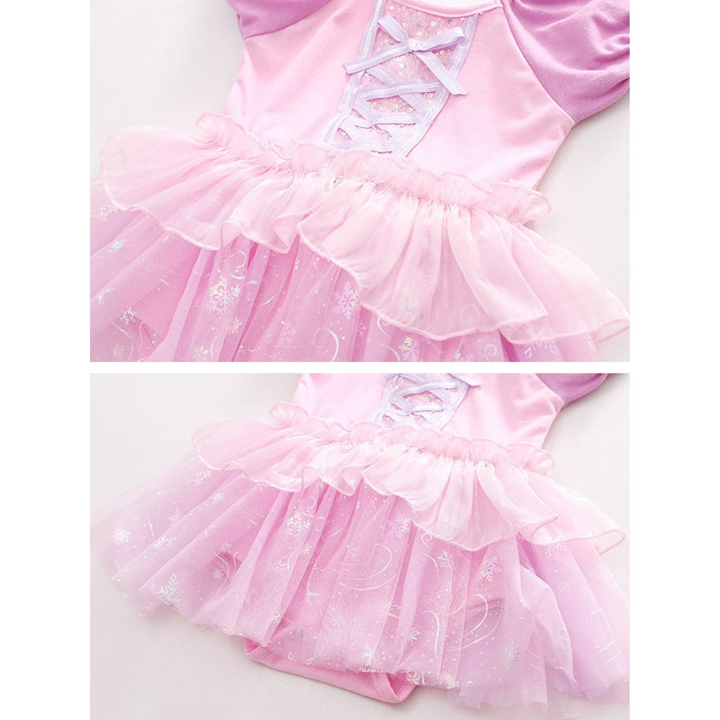 Infant Princess Costume Romper | Headband Dress Set