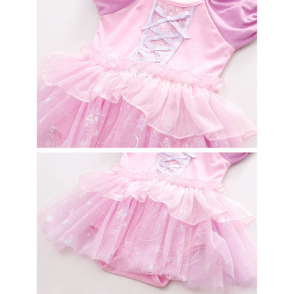 Infant Princess Costume Romper | Headband Dress Set
