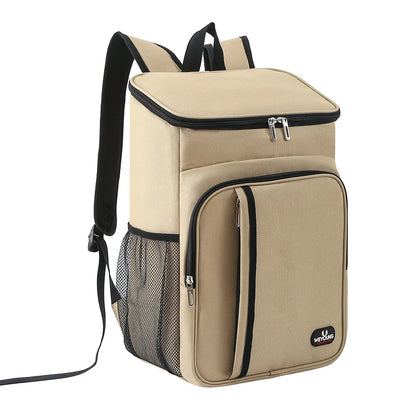 Insulated Cooler Backpack | Multiple Compartments Zip Closure Picnic Camping-Backpack-Sasha Sydney