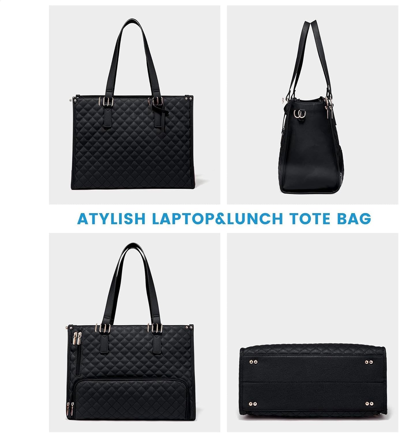 Insulated Tote Bag | Multiple Compartments Shoulder Strap Travel Picnic-Tote Bag-Sasha Sydney