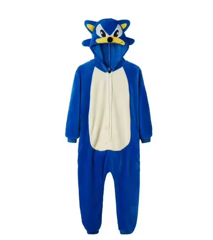 Kids Animal Character Onesie | Hooded Zip Front Sleepwear