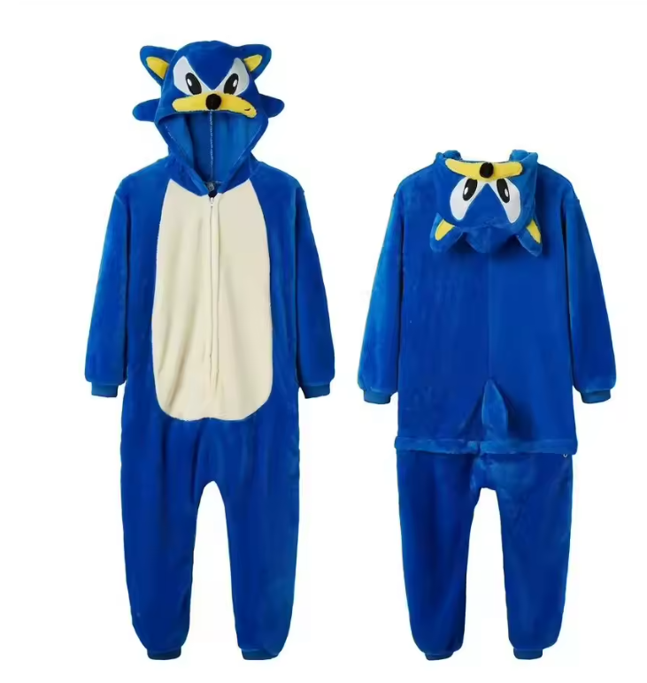 Kids Animal Character Onesie | Hooded Zip Front Sleepwear
