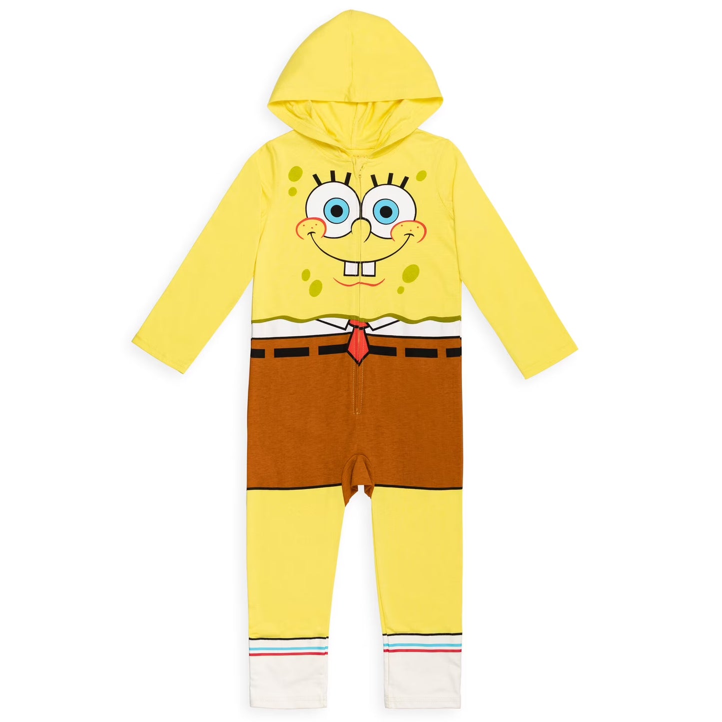 Kid's Character Costume Coverall | Hooded Printed One Piece Dress Up