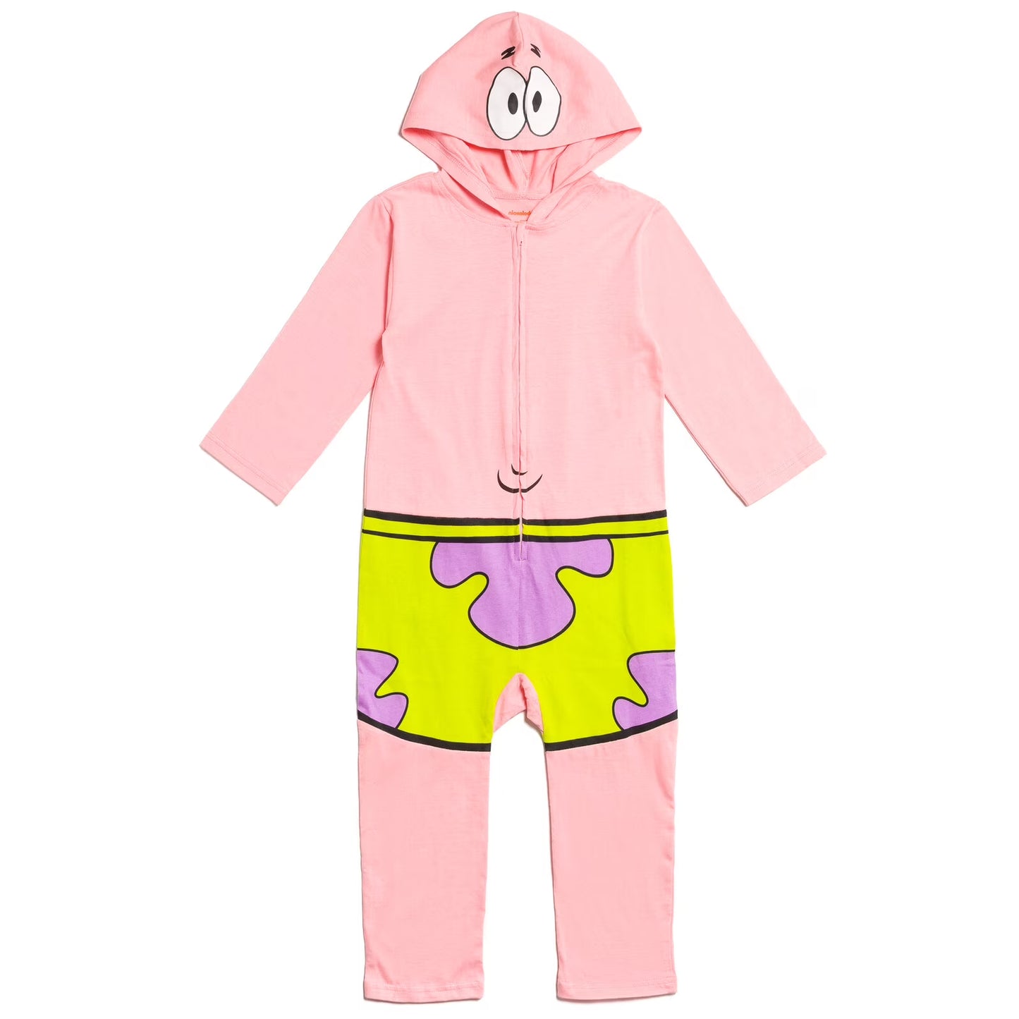 Kid's Character Costume Coverall | Hooded Printed One Piece Dress Up
