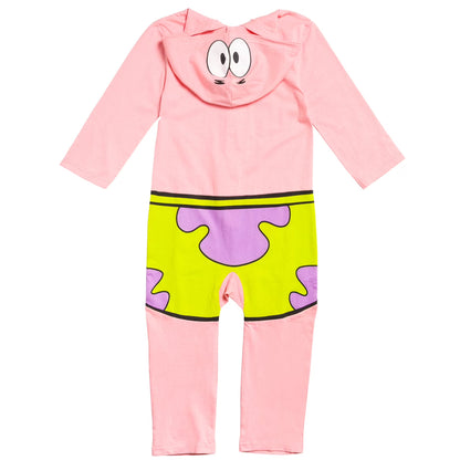 Kid's Character Costume Coverall | Hooded Printed One Piece Dress Up