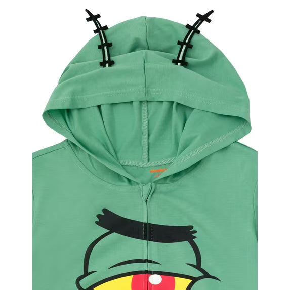 Kid's Character Costume Coverall | Hooded Printed One Piece Dress Up