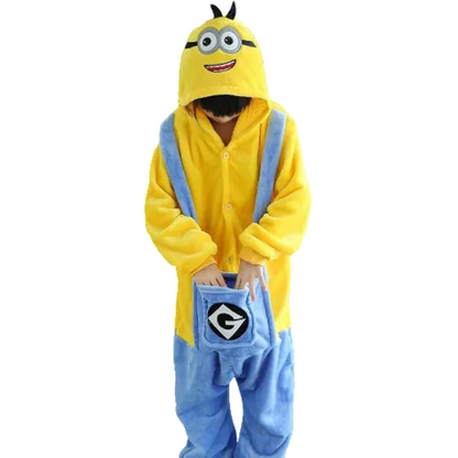 Kids Character Print Onesie | Hooded One Piece Sleepwear