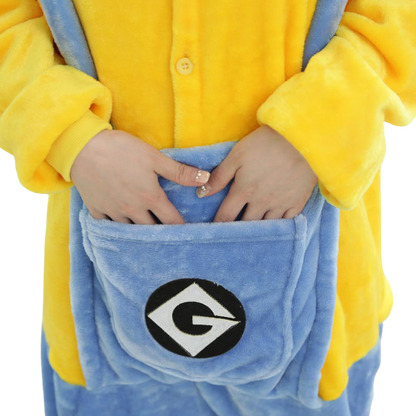 Kids Character Print Onesie | Hooded One Piece Sleepwear-Kids Costume-Sasha Sydney