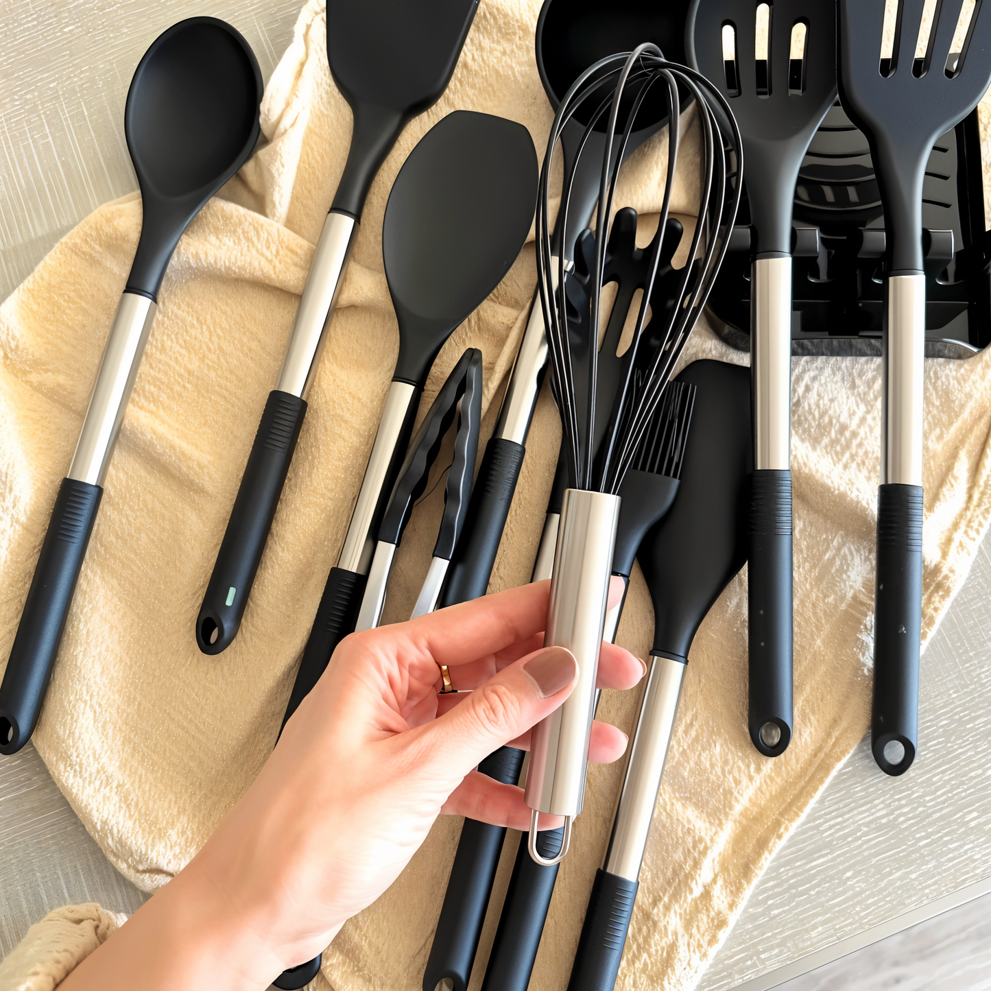 Kitchen Utensil Set | Cooking And Serving Tools Kitchen Accessories-Kitchen Utensil Set-Sasha Sydney