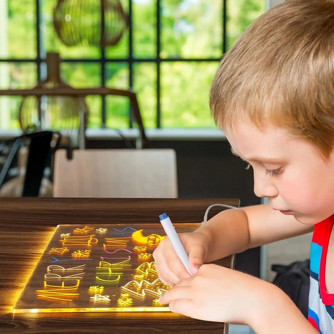 LED Writing Tablet | Kids Light-Up Drawing Board-Drawing Tablet-Sasha Sydney