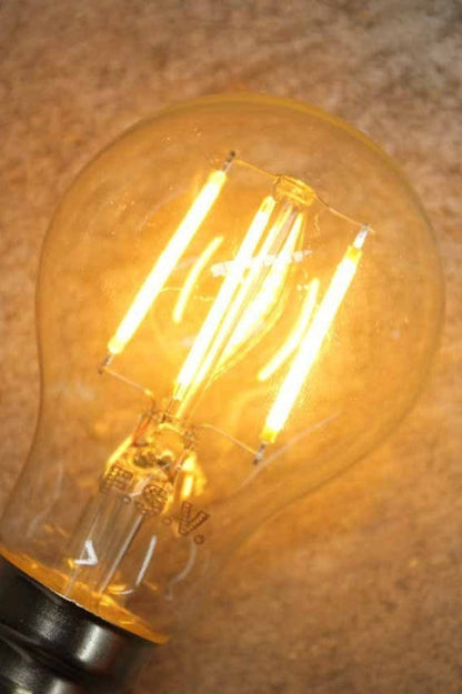 2W E27 Filament LED A60 Round 2200K Dimmable Bulb - Image 3
