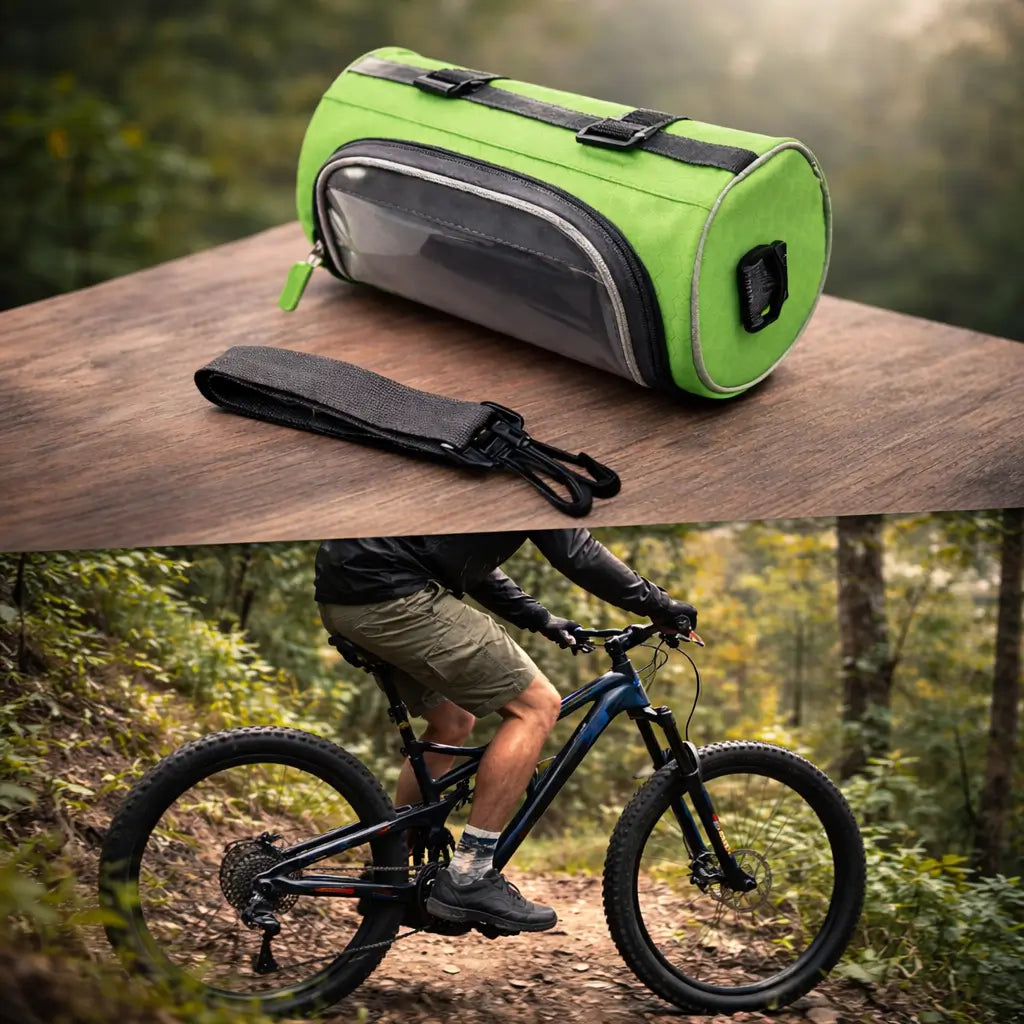 Lenkertasche für Fahrrad | Wasserdichte Fahrradtasche mit Touchscreen | Tourix - Image 6