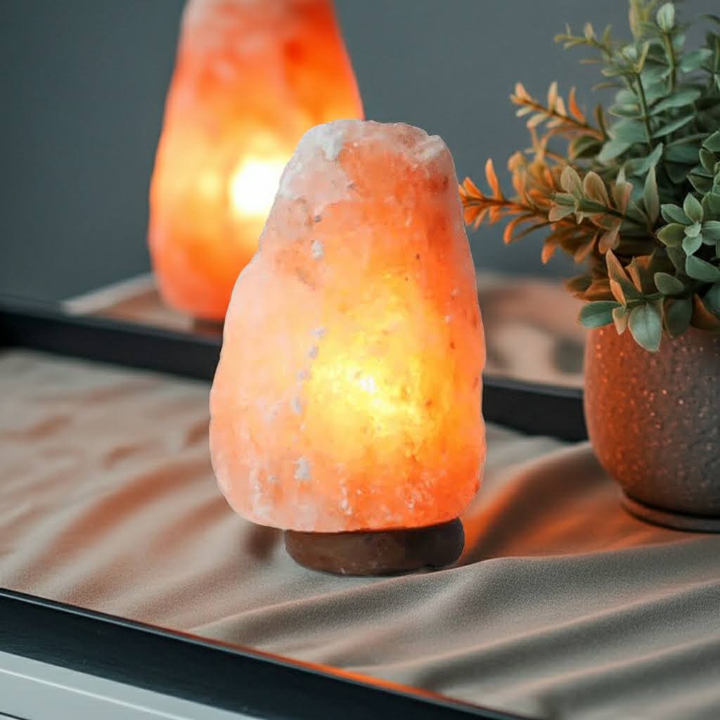 Himalayan Salt Lamp | Warm Glow Relaxing Ambience-Table Lamp-Sasha Sydney