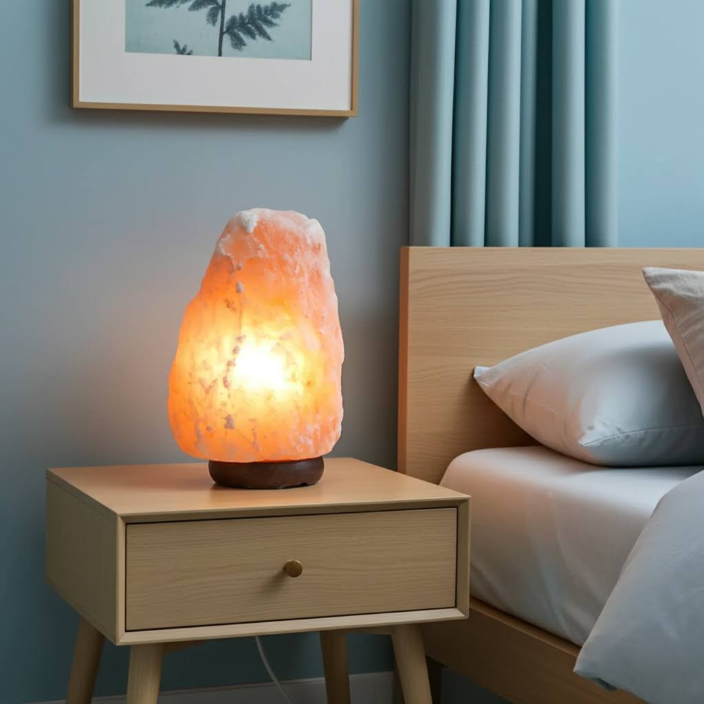 Himalayan Salt Lamp | Warm Glow Relaxing Ambience-Table Lamp-Sasha Sydney