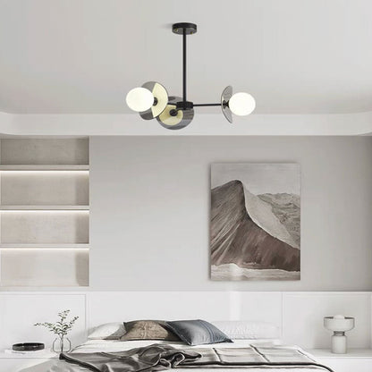 Loft Disc Chandelier | Globe Light Ceiling Fixture Interior Lighting-Ceiling Light-Sasha Sydney