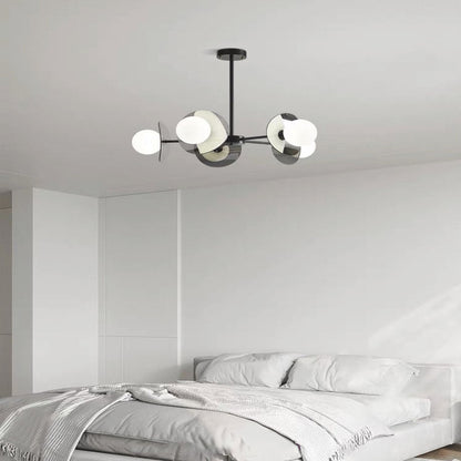 Loft Disc Chandelier | Globe Light Ceiling Fixture Interior Lighting-Ceiling Light-Sasha Sydney