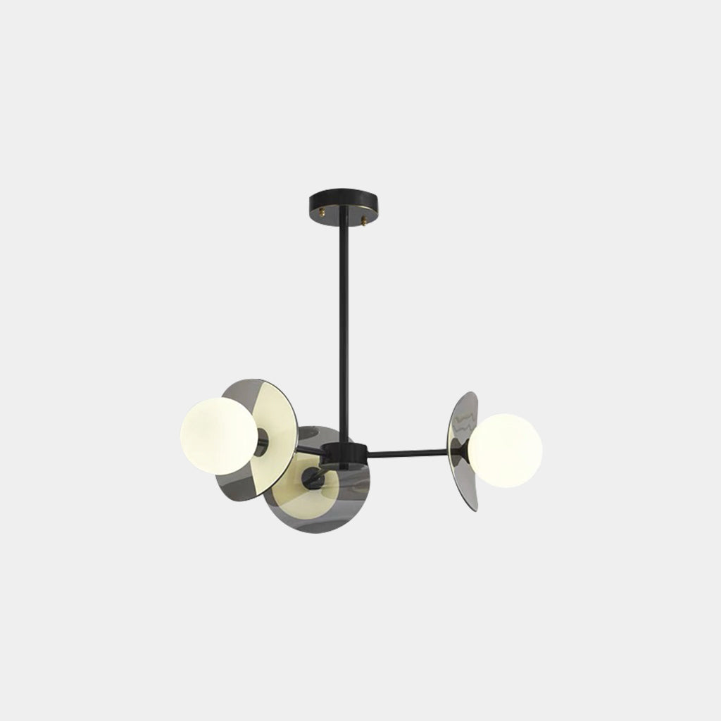Loft Disc Chandelier | Globe Light Ceiling Fixture Interior Lighting-Ceiling Light-Sasha Sydney