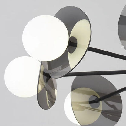 Loft Disc Chandelier | Globe Light Ceiling Fixture Interior Lighting-Ceiling Light-Sasha Sydney