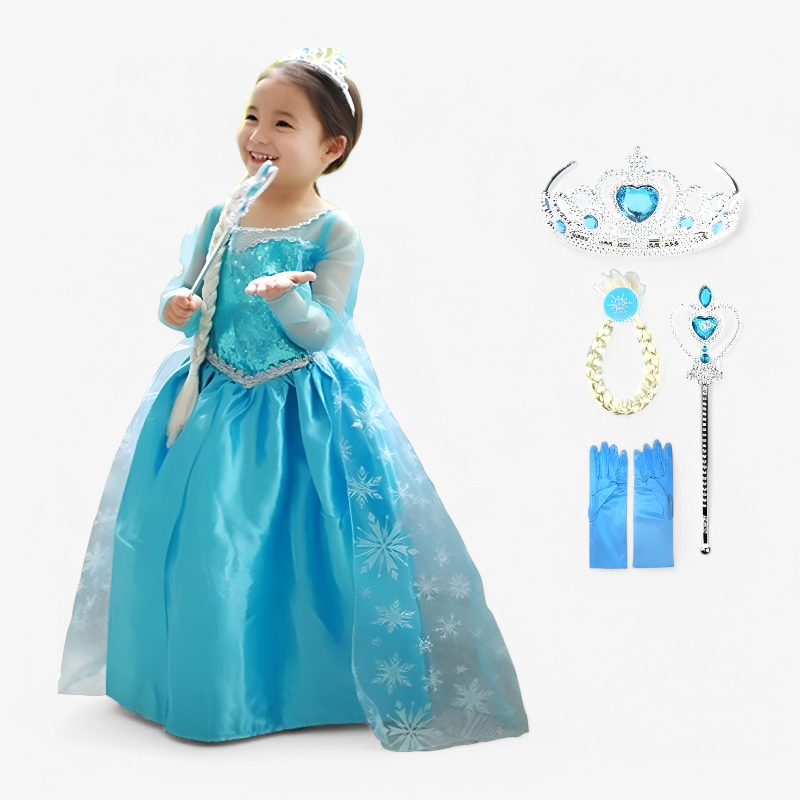 Snow Queen Princess Dress | Costume For Kids