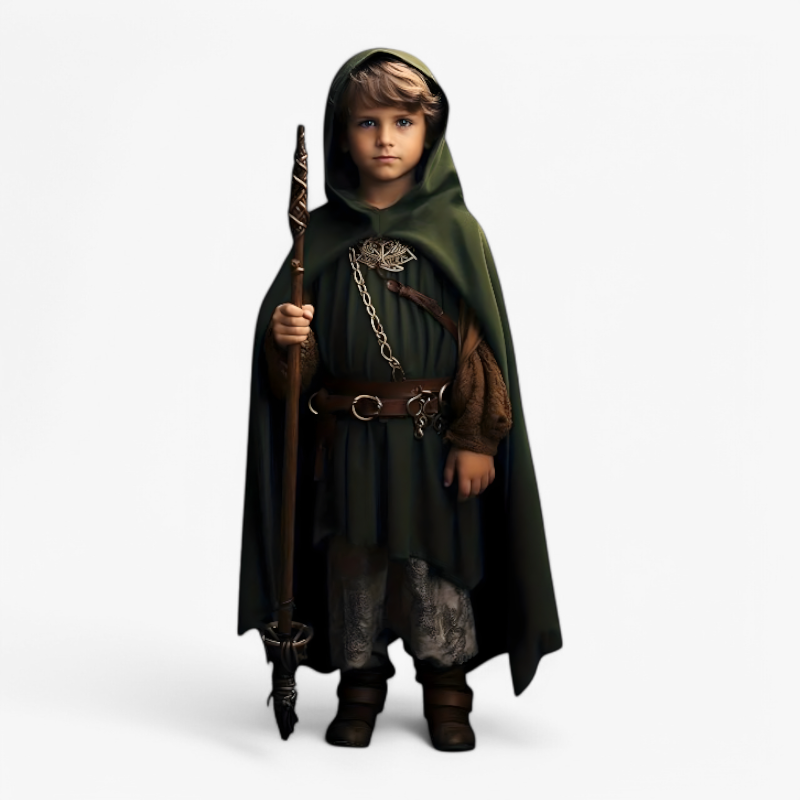 Hooded Cape | Wizard Hooded Cloak-Kids Costume-Sasha Sydney