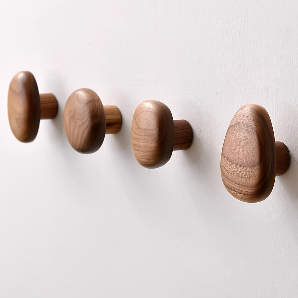 Modern Round Coat Hooks | Wall Mounted Space Saving Entryway Use-Coat Hook-Sasha Sydney