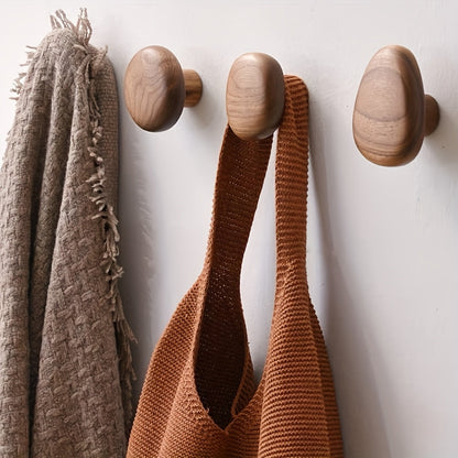 Modern Round Coat Hooks | Wall Mounted Space Saving Entryway Use-Coat Hook-Sasha Sydney