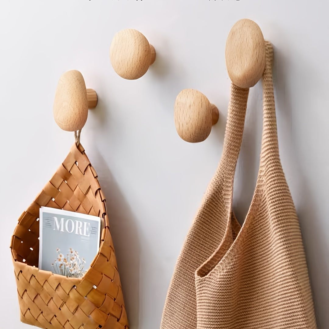 Modern Round Coat Hooks | Wall Mounted Space Saving Entryway Use-Coat Hook-Sasha Sydney